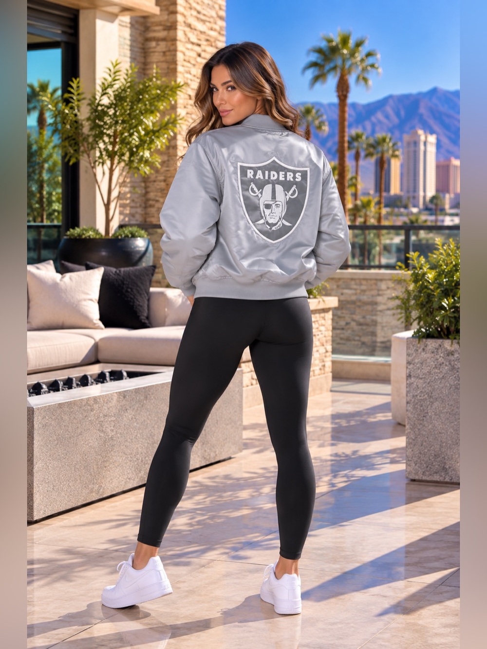 NFL Las Vegas Raiders Bomber Jacket Raiders Jacket Raiders Apparel